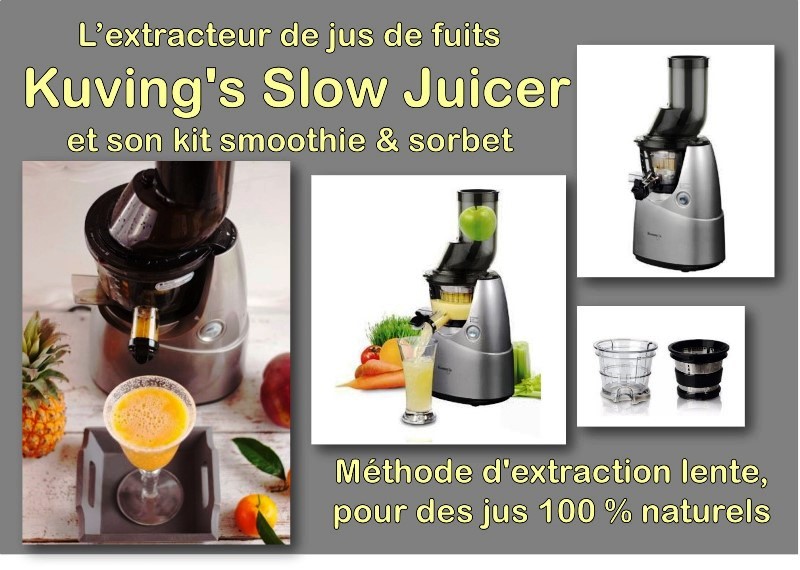 Extracteur de jus Kuwing's Slow Juicer B6000