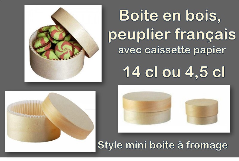 Boite en peuplier Français, style boite à fromage